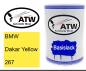 Preview: BMW, Dakar Yellow, 267: 500ml Lackdose, von ATW Autoteile West.